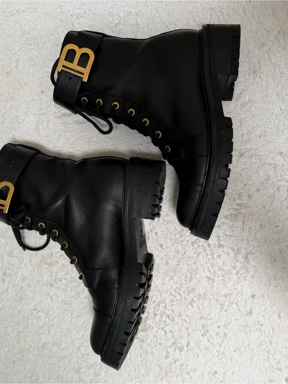 Balmain Ranger Combat Boots - Picture 11 of 15